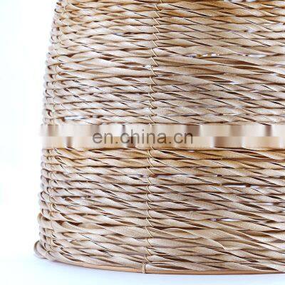 Coffee Shop Tea House Rattan Lamp Covers Shades Pendant Custom Lamp Shades Frame photo-5