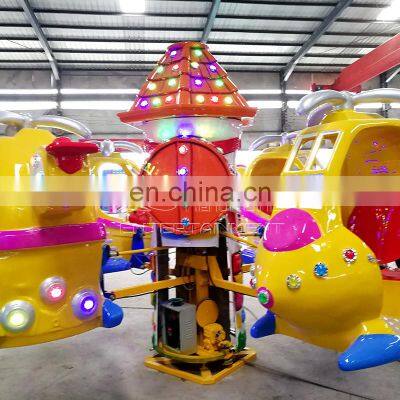 Amusement Park Rides Indoor and Outdoor  8 Seats Rotating Kids Mechanical  Plane Rides