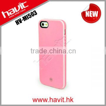 HV-MI503 TPU cell mobile phone case for Iphone5 with PC bumper