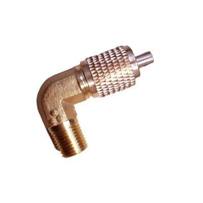 Brass access elbow