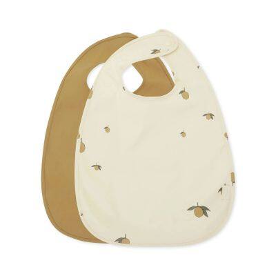 Wholesale Waterproof PU Leather Bibs for Baby Newborns Infants Toddlers Set photo-3