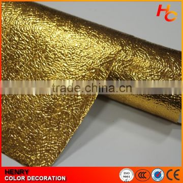 Decorative function embossed opaque surface self adhesive decorative foil