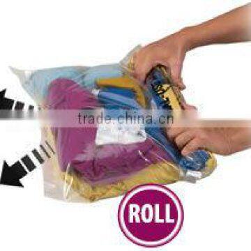 Vacuum Seal Roll-up Compression Bag for Storing Clothes