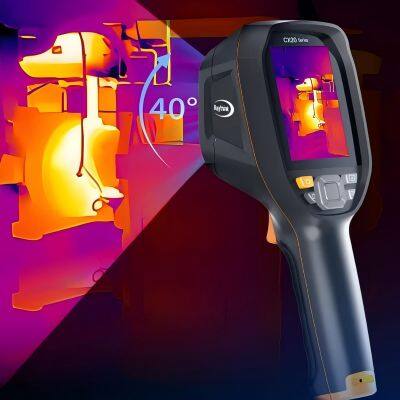 CX20 Ultra Handheld Thermal Camera  integrates a 256×192 infrared detector, enhanced to 512×384 using real-time AI super-resolution.