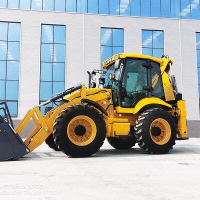 2.5 Ton 4x4 Big Backhoe Loader Digger Loader Front End Loader HZM799 799F Machine for Sale photo-3
