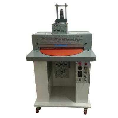 Rotary Disc Lining Machine for Shoe Upper Lining Material with Glue Activation