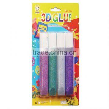 3D GLITTER GLUE 4PCS 10ML NON-TOXIC PROMOTION