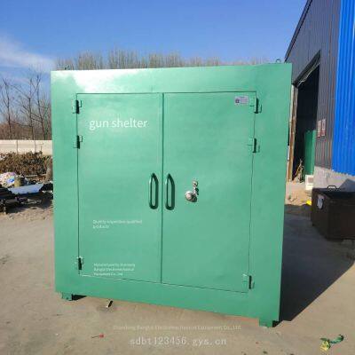 Mobile Steel Structure Blast Shelter for Mines, 2m x 1.5m x 2m Blasting Shelter Bunker, Customized by Qilu Bangtai