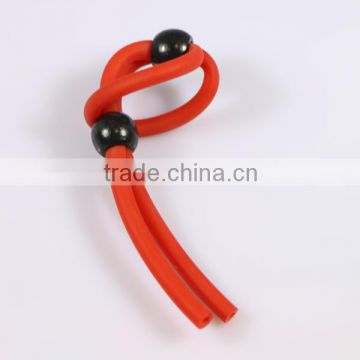 2016 High quality 3 pcs silicone cock ring set enjoy longer stronger erections red /black silicone cock rings