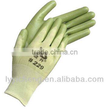 13G Nylon liner white PU palm coated working esd pu coated gloves