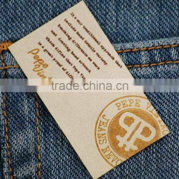 China supplier nice looking high pressed leather patches