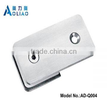 Stainless steel glass shelf clips and SS handrail clamps and handrail glass fixing