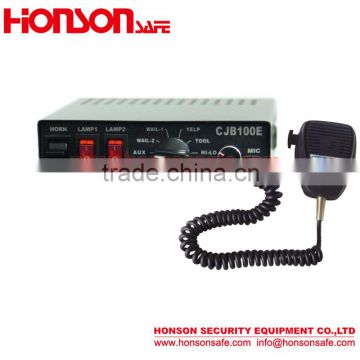 80W/100W/150W Optional electronic alarm siren for police cars CJB-100E