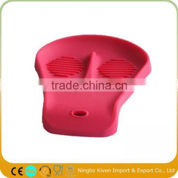 Heat Resistant Custom Silicone Pot Mat/Silicone Spoon Rest