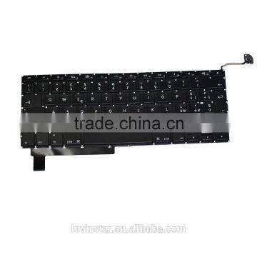 Factory Price Italian Laptop keyboard Replacement For Macbook Pro 15" A1286 2008-2012