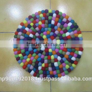 Multi-Color Round Chair Mat 35 cm