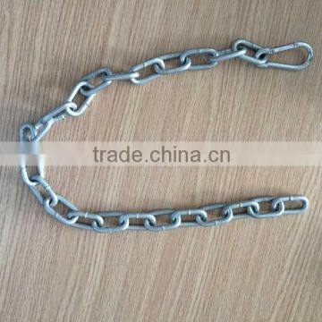 Hot Dipped Galvanized Chain With Hook/Iron Chain With Spring Hook