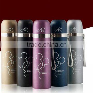 Stainless steel vacuum mickey vacuum cup,Vacuum flask water bottles