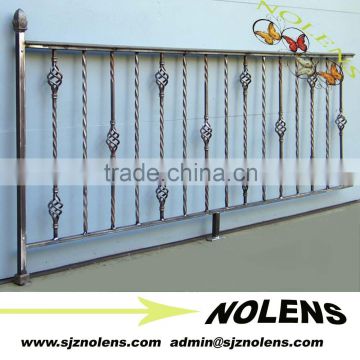 Villa House Design Elegant Wrought Iron Metal BWhloeWhloesale Interior Wrought Iron Metal Curved Stair Railings/ Handrails Desig