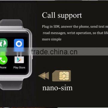 2016 New Smartwatch q1 Smart Watch Android 5.1 Qard Core Square 320*320 1.54" IPS 2G/3G With GPS Wifi SIM Card Wearable Devices photo-2