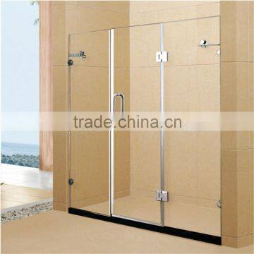 Tempered Glass Floor Standing Durable Sliding Door
