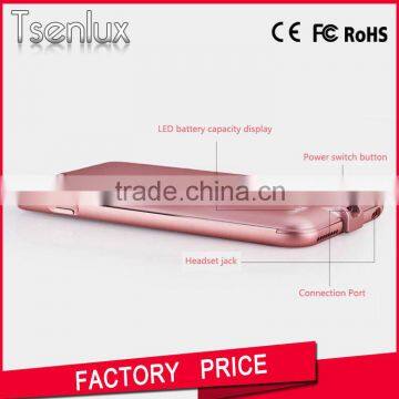2016 Hot New Arrival For Iphone 6 Battery Case Slim fron shenzhen Tsenlux