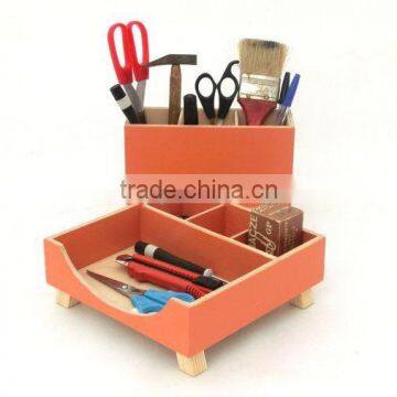 Wooden Office Desk Organizer Stationery Set,stationery holder for home use