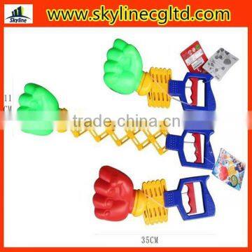 Sports little toy boxer,telescopic fist glove hand,sports toys for promotional gifts