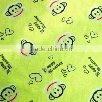 350gsm brushed polyester velour fabric with spandex