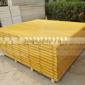 Anti-corrosion Fiberglass reinforced plastic floor grating, great load bearing with big span