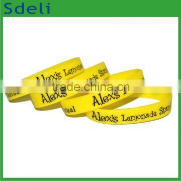 2016 best selling products custom silicone wristband for business gifts