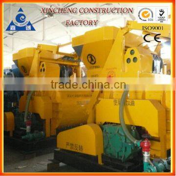 500L Electric Twin Shaft Concrete Mixer