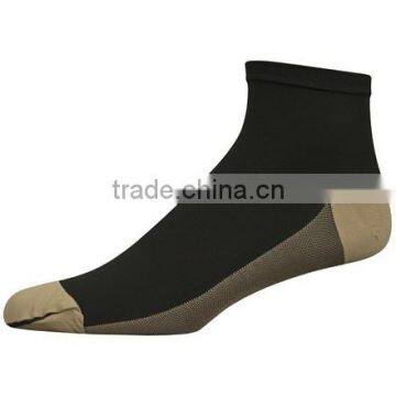 Ankle compression copper socks