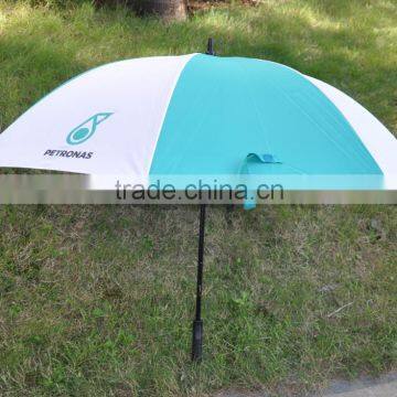 Wholesale Prices Pongee Durable Auto Open Promotional Custom UV Protective Corporate Stick Umbrella