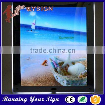 New style aluminium frame acrylic made ultrathin LED lightbox