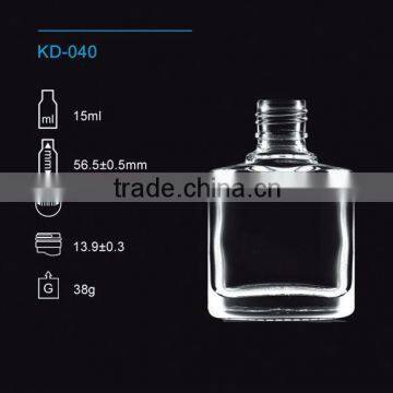 15ml round nail polish glass vial