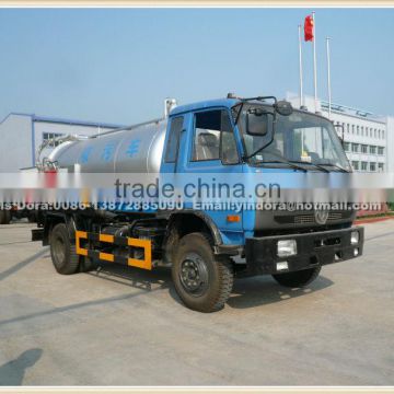 6000litres 4x2 vacuum sewage suction truck dongfeng