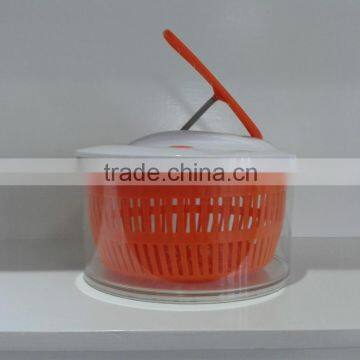 As seen on TV plastic manual vegetable and fruit tools salad spinner 4.2L with SS blade