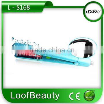 MCH heater lcd display hair flat iron with Negative ion and far infrared function