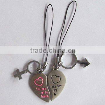 2012 fashion zinc alloy friendship cell phone charm