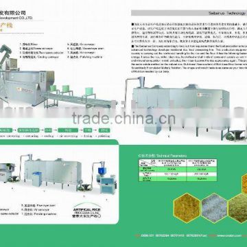 nutritional rice processinf line/machinery/machine