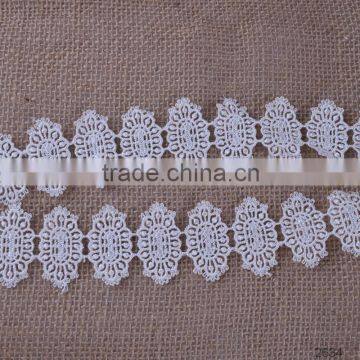 High quality rayon chemical lace guipure lace top-one china