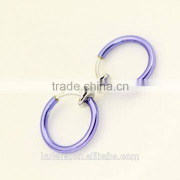 15 mm Wide Crazy Lip Rings Spring Fake Nose Ring Samples photo-2