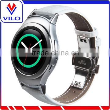 China Supplier Genuine Leather Watch Band For Samsung Gear S2 Sport