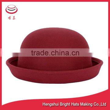 Wool Felt Bowler Hat for Children