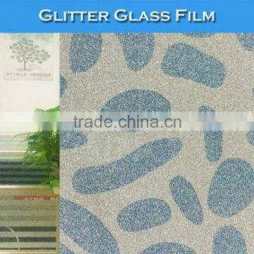 W034 PVC Smart Window Decoration Glitter Diamond Glass Film photo-6