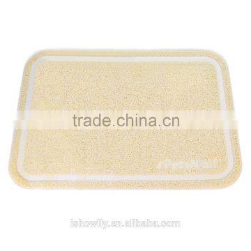 New Arrival Cat Litter Sand Mat Pvc Easy to Clean Dry-beige Catch All Litter photo-4