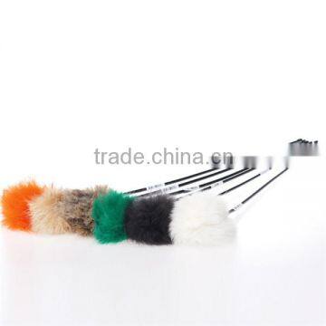 cat teaser fur toys,cat pole toy