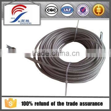 7x7 Nylon coated wire rope