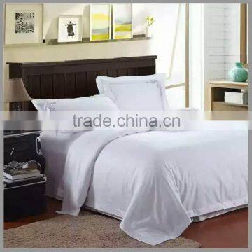 Hot Sale White Feather Jacquard Hotel Bed Sheet/ Cotton Hotel Duvet Covers